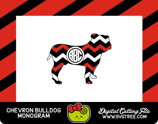 Download Bulldog Svg Bulldog Monogram Georgia Svg Svg Files Vector Etsy