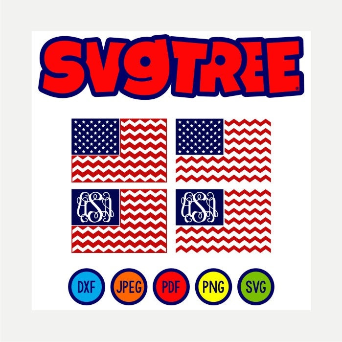 Download USA Flag SVG American Flag SVG Patriotic Monogram svg ...