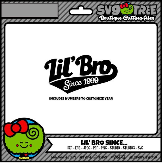 Little Brother Svg Lil Bro Svg Lil Bro Brother Svg Lil Bro Etsy
