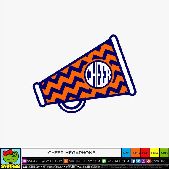Download Cheer Megaphone Svg Cheer Svg Cheer Mom Svg Cheerleader Etsy