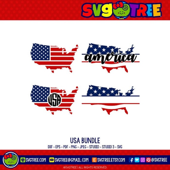 USA SVG American Flag SVG United States svg Cricut Files ...