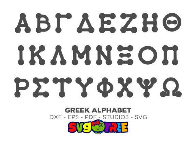 Download Greek Alphabet Svg Greek Alphabet Greek Letters Svg Greek Etsy
