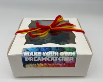 Camp Edition: Make Your Own Dreamcatcher Kit - crochet doily dreamcatcher DIY, craft kit, boho dreamcatcher