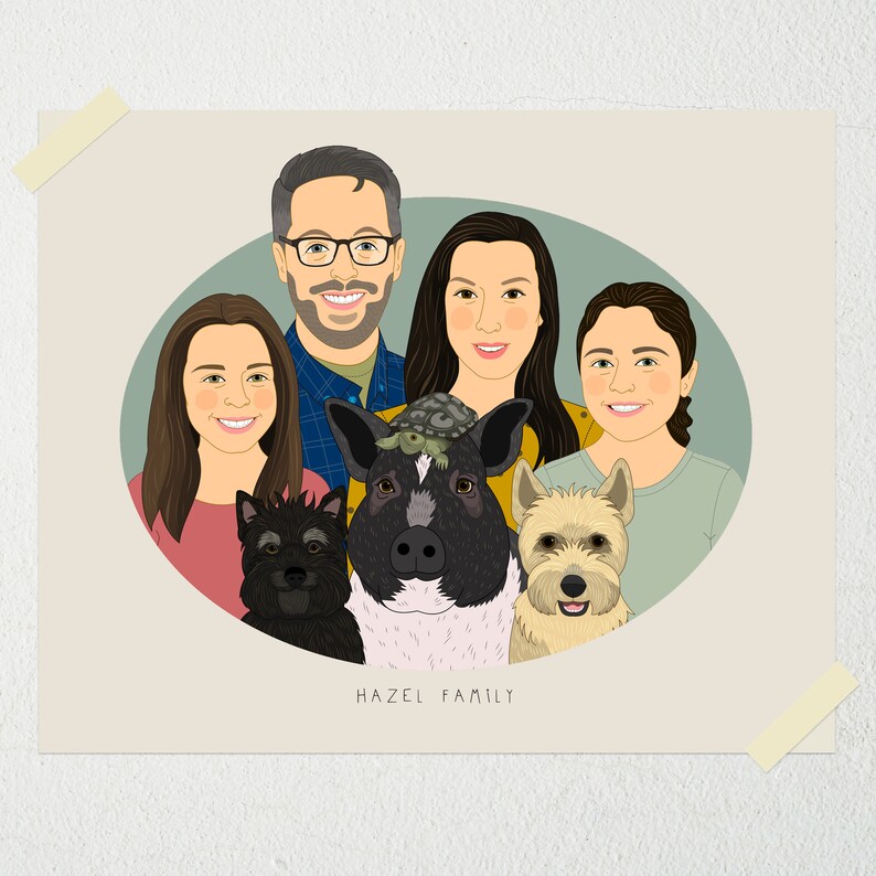 Add a Family Member or Pet Portrait to your prder. image 8