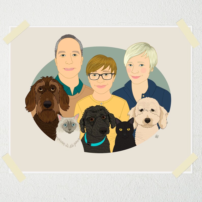 Add a Family Member or Pet Portrait to your prder. image 6