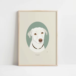 Spersonalizowany portret zwierzaka, ręcznie rysowana grafika wektorowa, nowoczesny, minimalistyczny styl