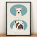 Custom pet portraits. Pet memorials. Pet Illustration. Portrait of 2 pets. Digital drawing. Dog or Cat memorial. Pet loss gift. Digital file 