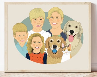 Add a Family Member or Pet Portrait to your prder.