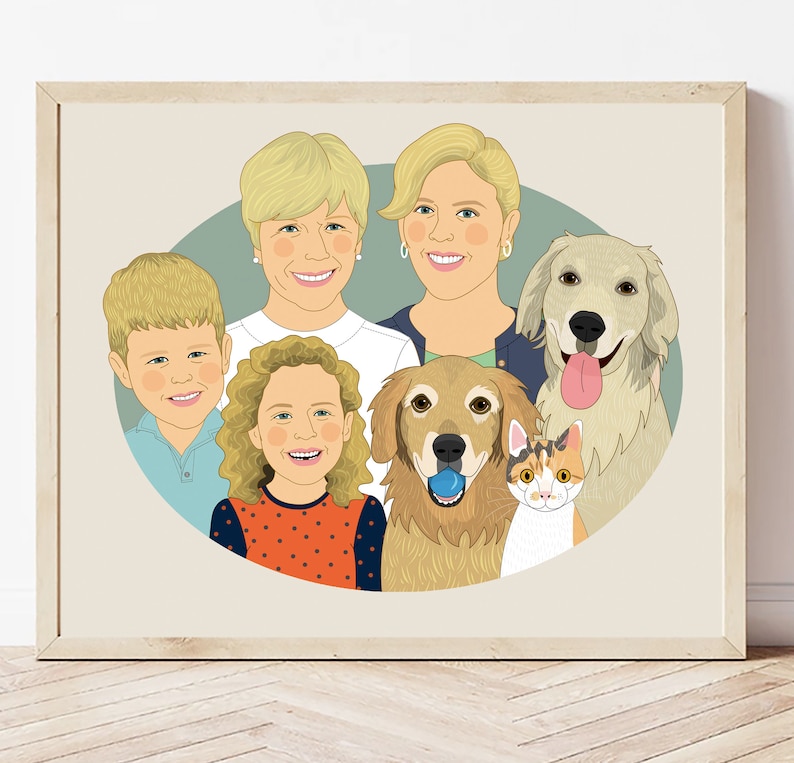 Add a Family Member or Pet Portrait to your prder. image 1