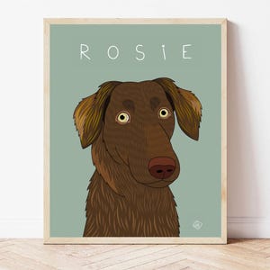 Dog Portrait, Custom Pet Portrait from Photo, Hand Drawn, Dog Memorial, Gift for Pet Owners