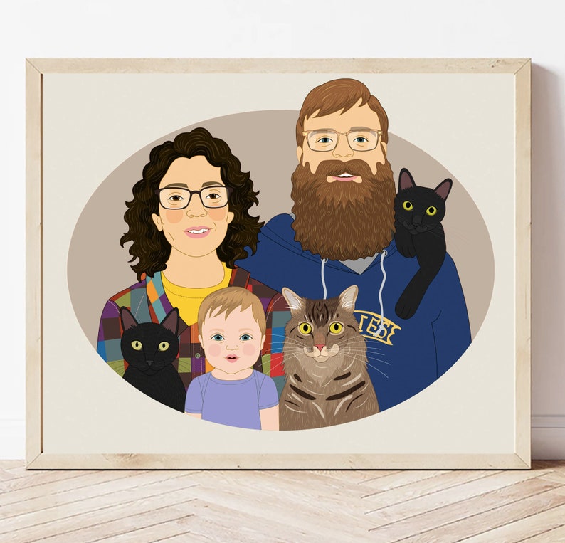 Add a Family Member or Pet Portrait to your prder. image 3