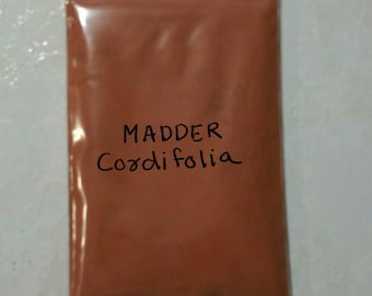 Madder root powder Rubia cordifolia natural dye 100 gram