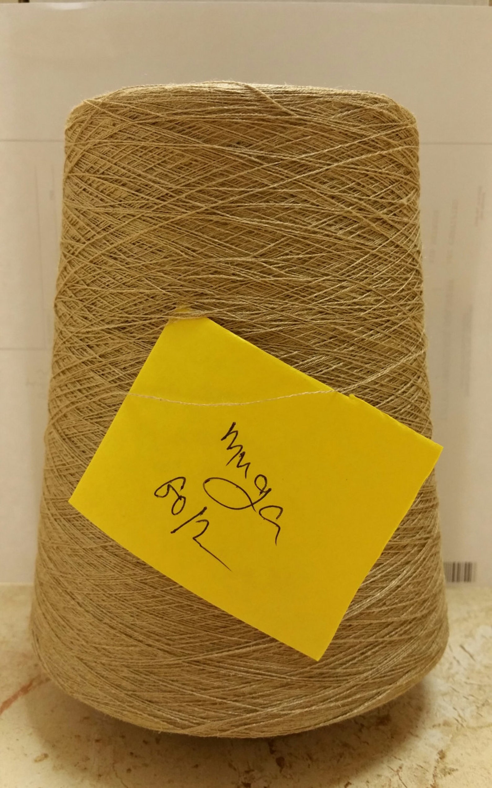 Muga Spun Silk yarn 60/2 combed undyed 500 gram on cones. Etsy