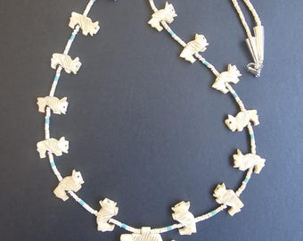 All Buffalo Bone Fetish Necklace