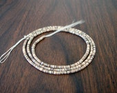 Voluta Shell Heishi Beads (4-5 mm, 24 Inches Strand)