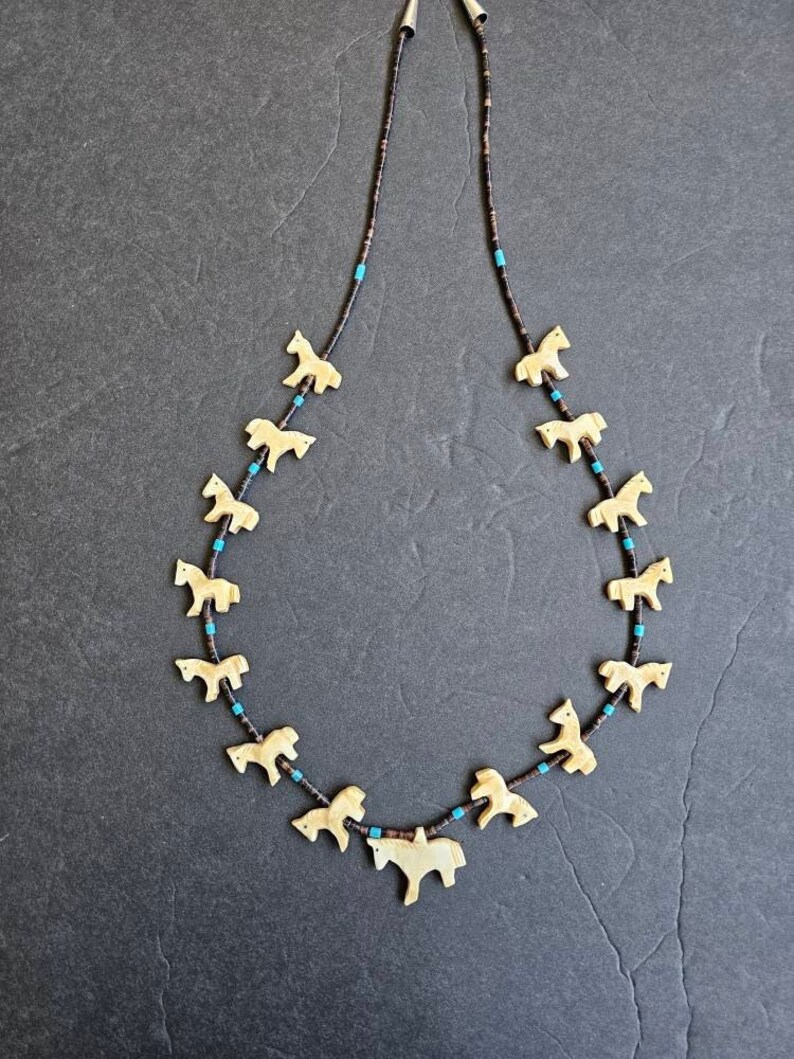 Bone All Horse Fetish Necklace