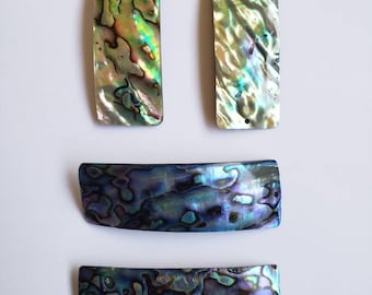 retângulo de concha de abalone