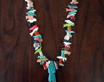 Eagle Kachina Fetish Necklace