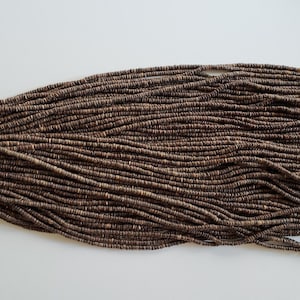 10 Strands Brown Coco Beads (4 - 5 mm / 16 Inches Strand)