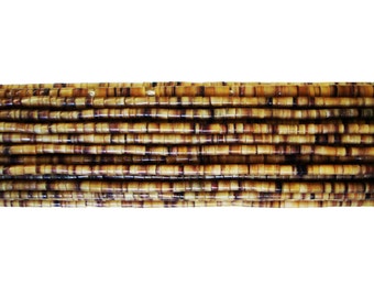 Brown Pen Shell Heishi Beads (1.8 mm, 24 Inches Strand)
