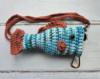 Penjamin / Pennifer Crocheted Puff Puff Pass Largemouth Bass Holder!  Discreet! Mary Jane Cannabis 420 Geekbar