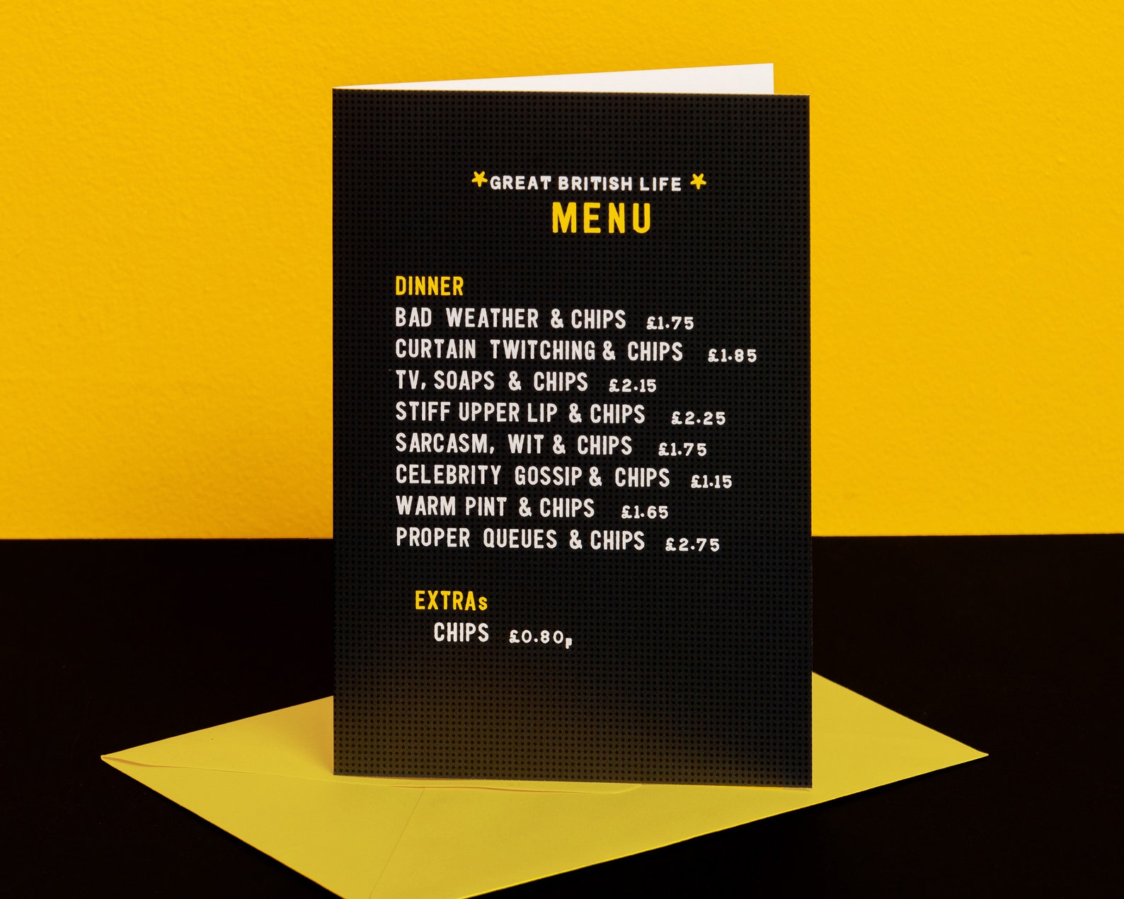 Funny British life birthday card. Etsy