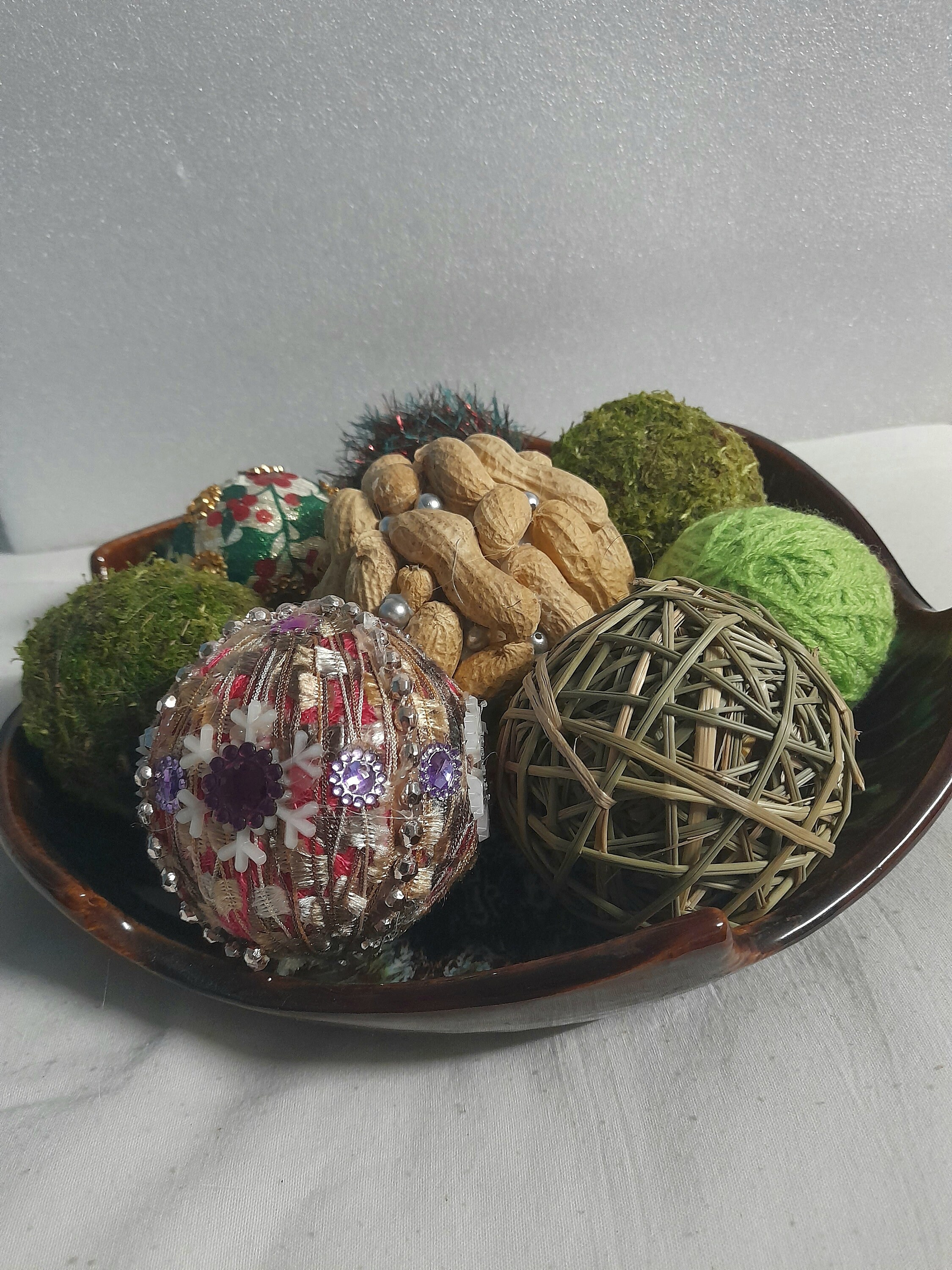 Decorative Balls for Bowls, Table Centerpiece, Natural Home Decor ...
