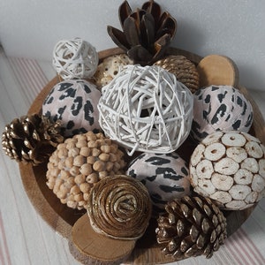 Decorative balls for bowls, table centerpiece, modern home decor, decorative balls vase, backet, bowl filler