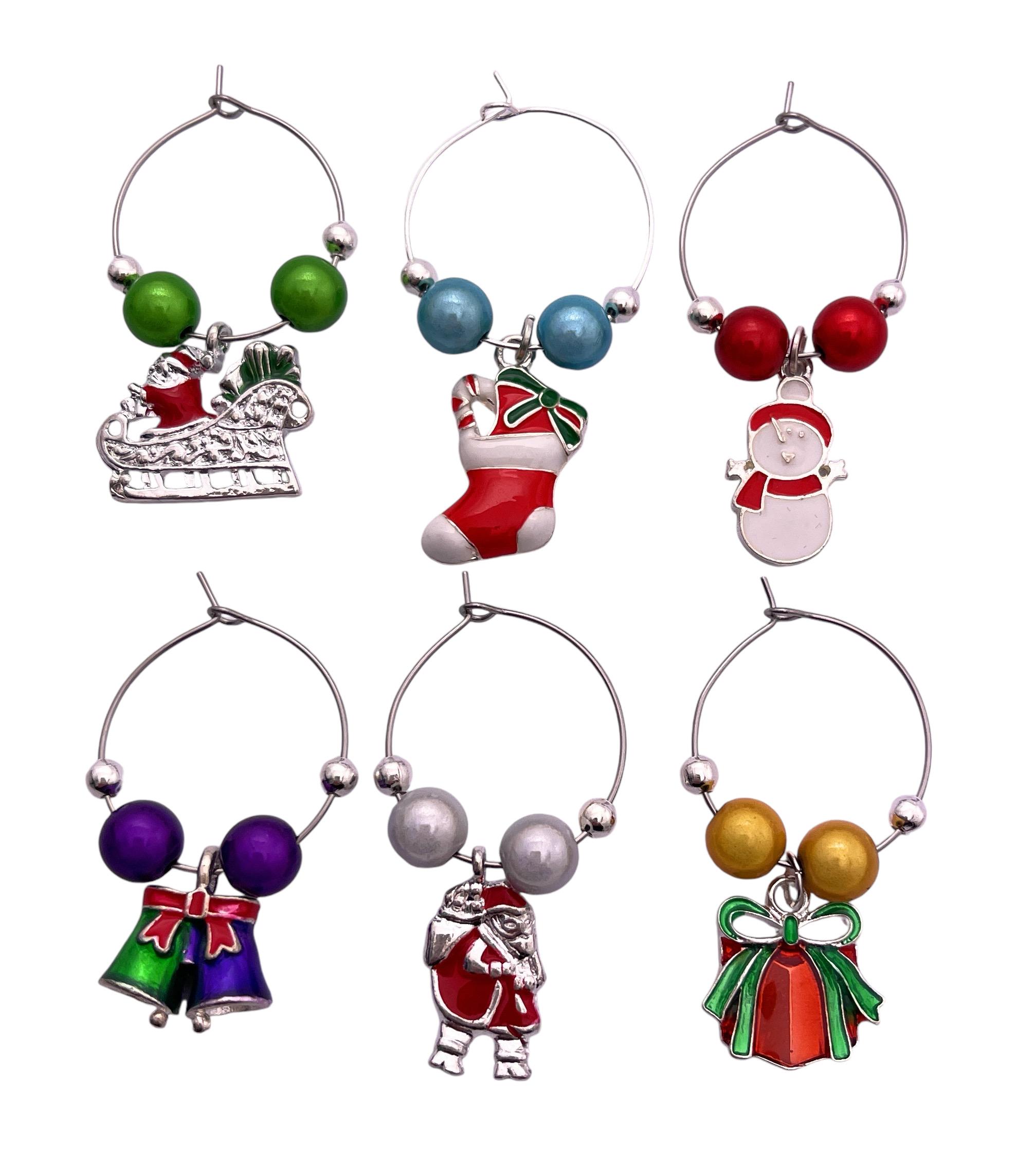 New York Design Wine Glass Charms With Gift Box - View #7