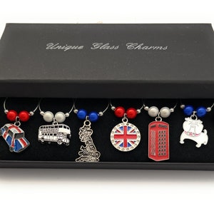 Colourful Great Britain Glass Charms by Libby's Market Place image 1