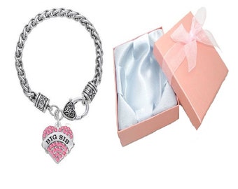 Big Sis Big Sister Bracelet with 3 Gift Options by Libby's Market Place