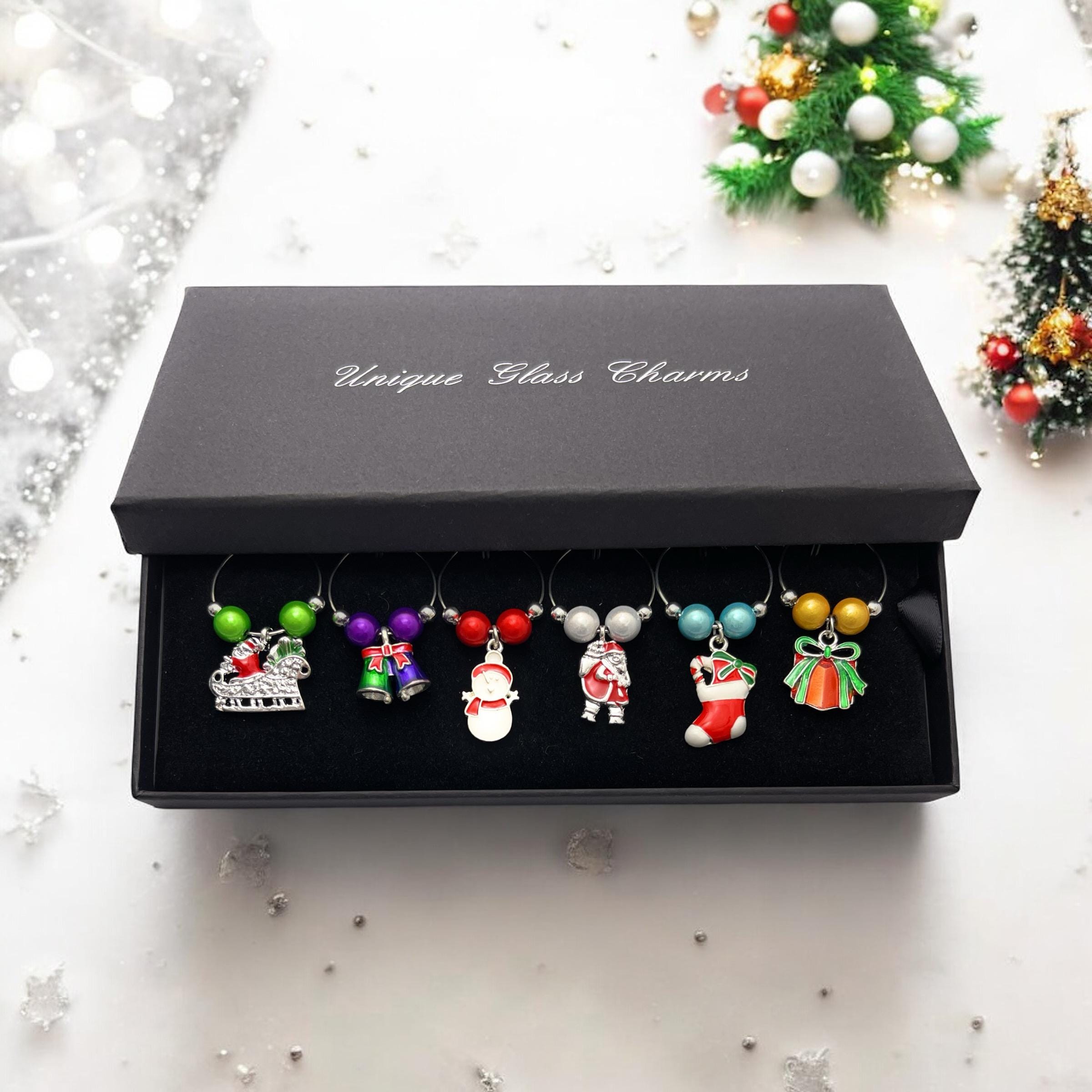 New York Design Wine Glass Charms With Gift Box - View #8