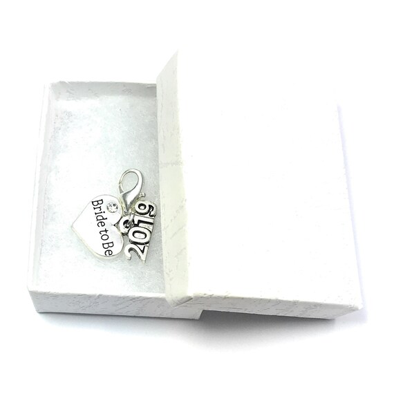 Something Blue Wine Glass Charm with Gift Card by Libbys Market Place From UK Seller