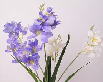 Artificial flowers, Fragrant snow orchid,  Fake flowers,   Home Decor ,Centerpiece Wedding Bouquets