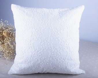 Lace pillow | Etsy Pillow with stripes, floral, lace and