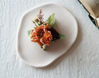 Artifical flower Wedding boutonniere, Rustic Boutonniere, wedding Rustic button hole,wedding brooch