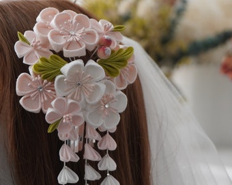 Amazon.co.jp: Kanzashi Kanzashi Moonstone Kanzashi with
