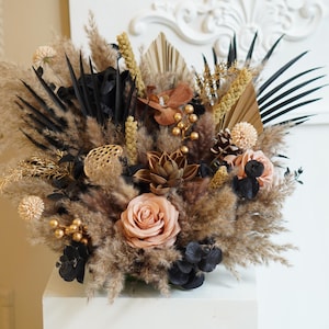 Pampas Arch Arrangement, Dried Wedding Backdrop, Swag For Arch, Rustic Wedding Decor
