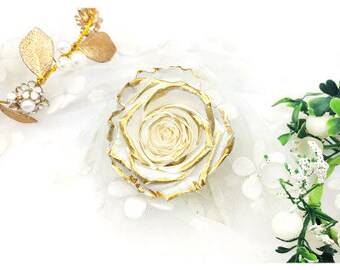 L 4-5cm(1.57in-1.96in) Colorful dried flower Real Preserved flower Rose Garden Roses Preserved Rose Heads wedding 1 pc/ 8 pcs