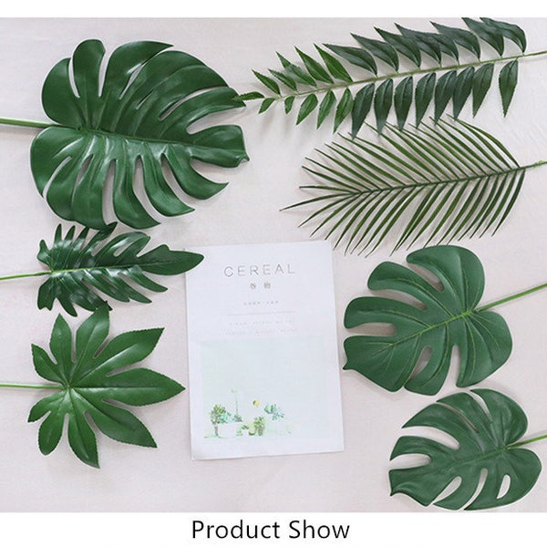 Faux Monstera Leaf Etsy