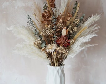 Dried flower Bouquet, Natural Home Decor, Dried flowers , Flower Arrangement，Small Centerpiece