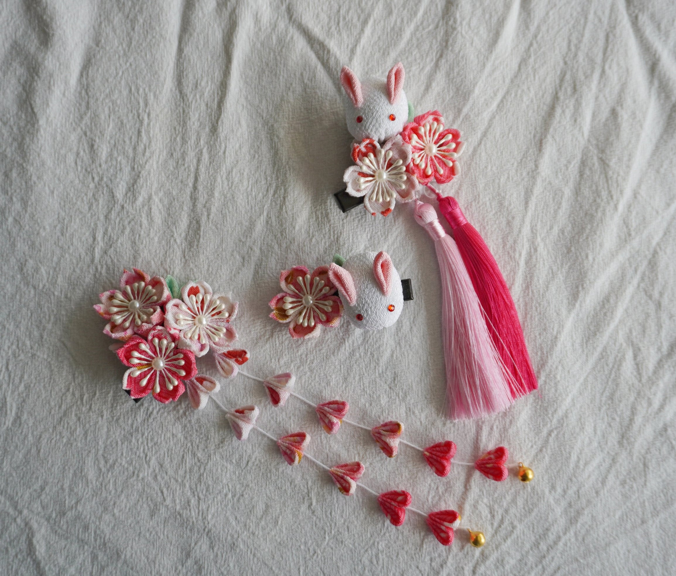 Japanese Traditional Butterfly Design Kanzashi Hair Pin Stick