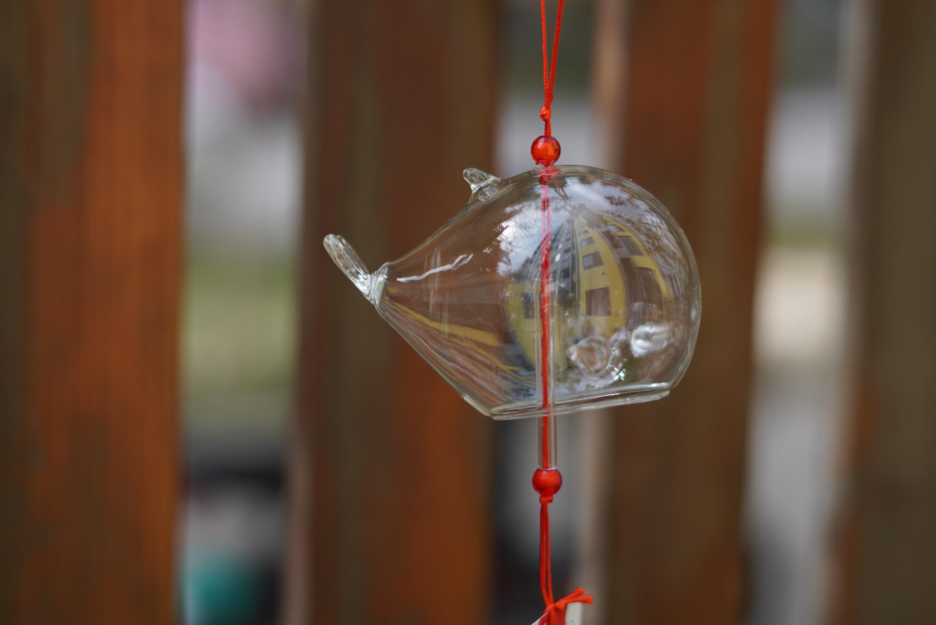 JAPANESE Style Traditional Glass Furin Wind Bell Cute Animals Wind