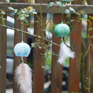 2 pieces 8*7cm JAPANESE Traditional Glass Furin wind Bell wind Chime Patterned Wind Chimes  for DIY