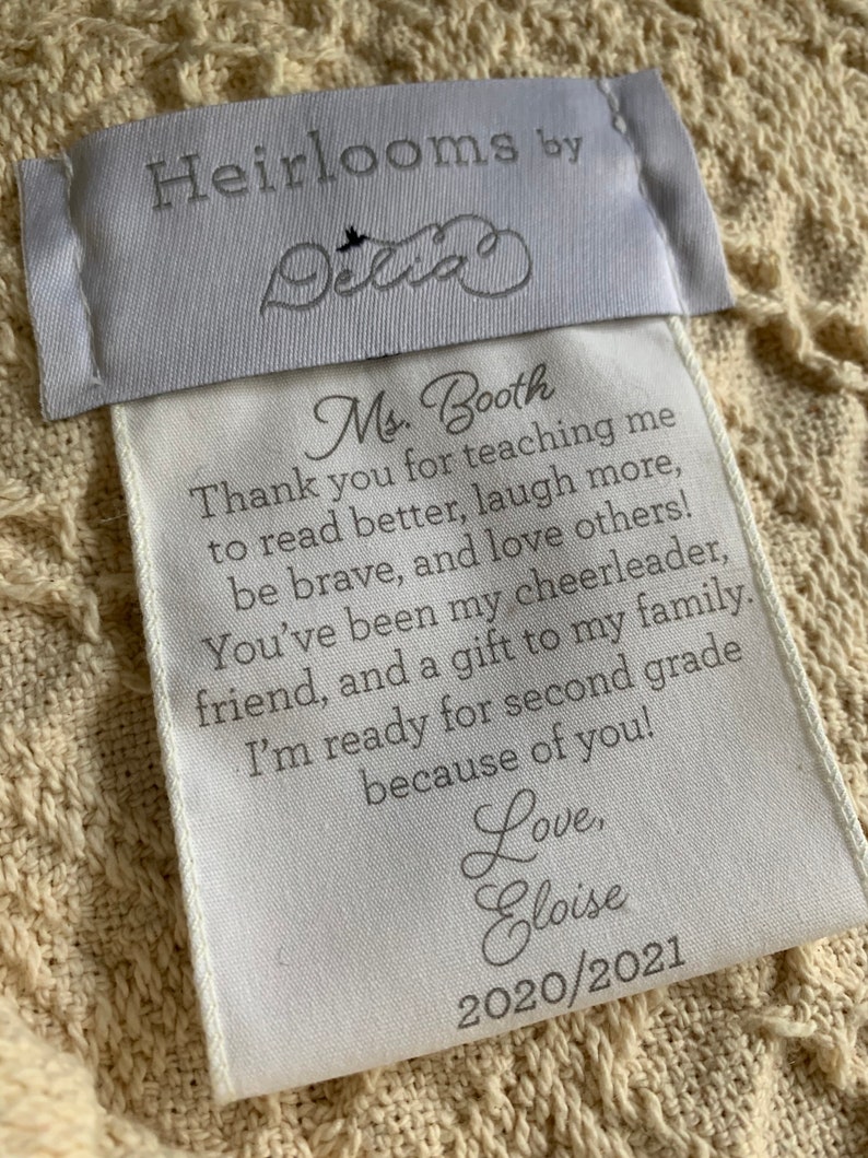 BabyHeirloomsbyDelia Waffle Lattice Throw - Thumbnail 5