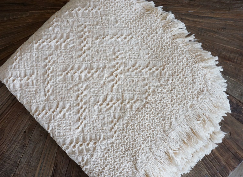 BabyHeirloomsbyDelia Waffle Lattice Throw - Thumbnail 3