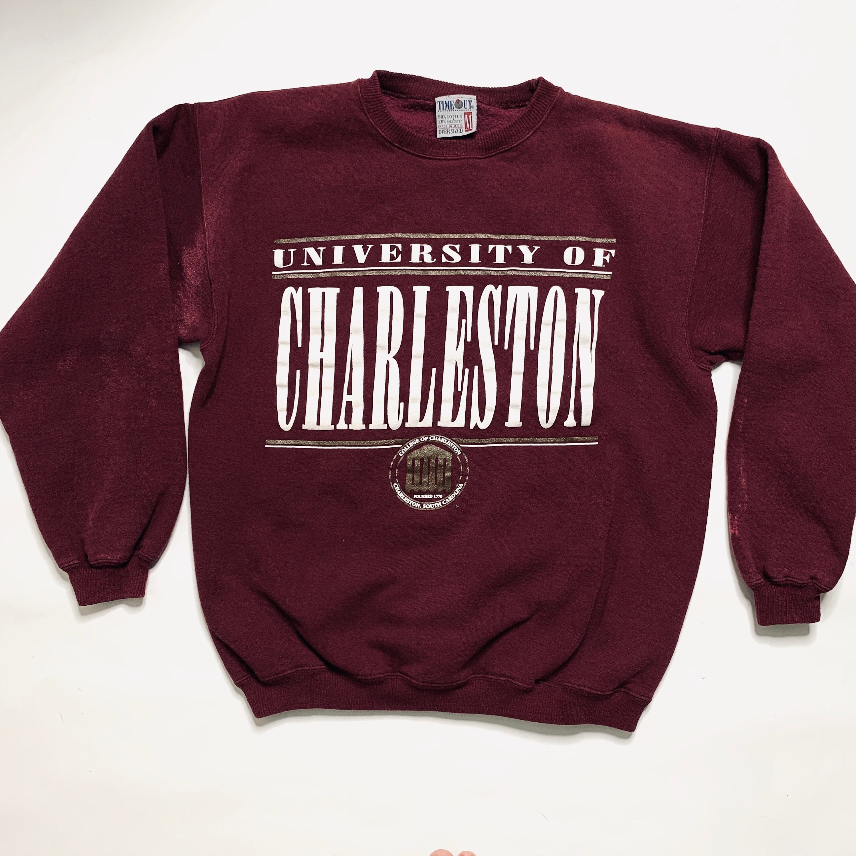 Vintage College of Charleston Sweatshirt Charleston South - Etsy
