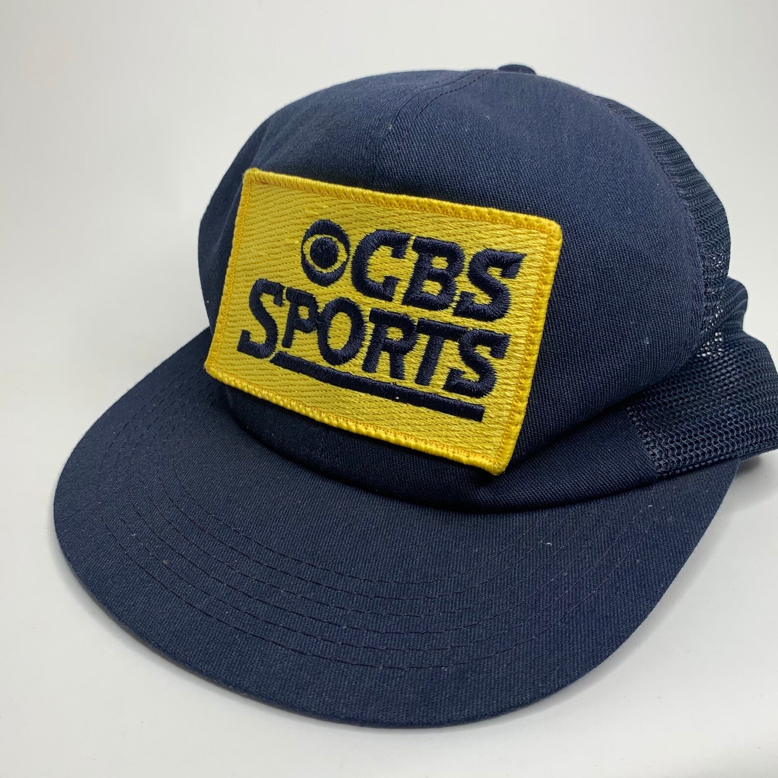 Vintage CBS Sports Snapback KProducts Vintage Trucker Hat Etsy