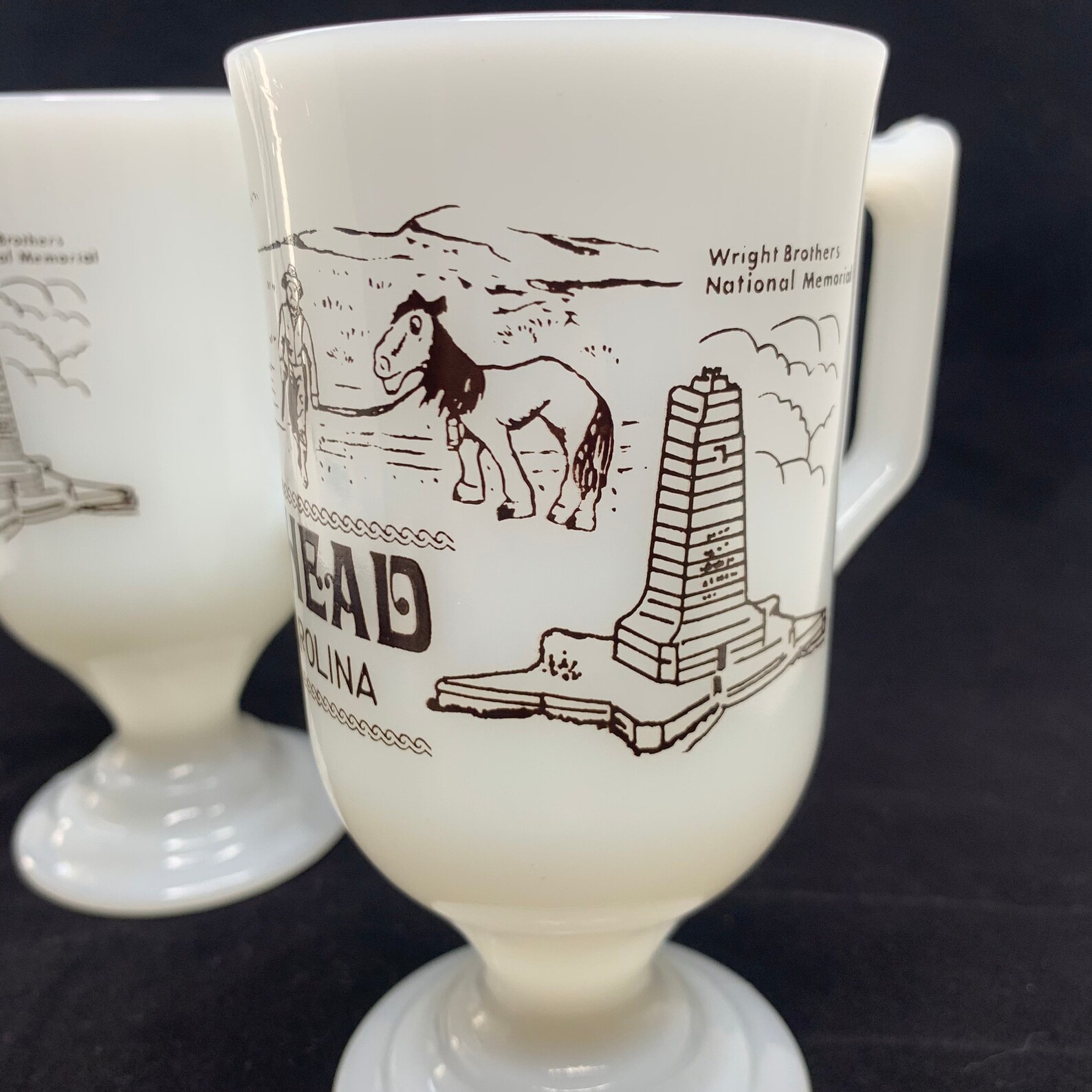 Vintage Nags Head Mugs Nags Head North Carolina Outer Banks Etsy