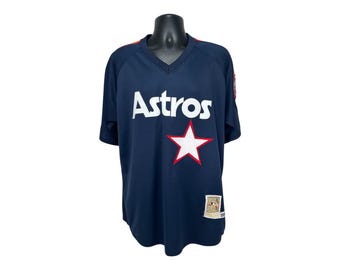 Vintage Mitchell & Ness Nolan Ryan 1986 Houston Astros Jersey Sz 54 Made in USA